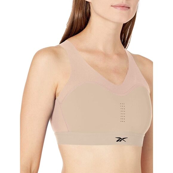 New Reebok Puremove+ High Impact Sports Bra Nude Sz XS womens Convertible Straps - Picture 1 of 7